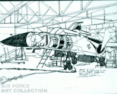 F-111 MAINTENANCE HANGAR, UPPER HEYFORD, ENGLAND